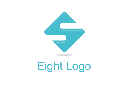 letter S in rhombus shape