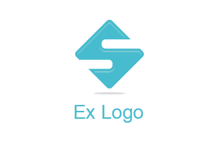 letter S in rhombus shape