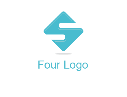 letter S in rhombus shape