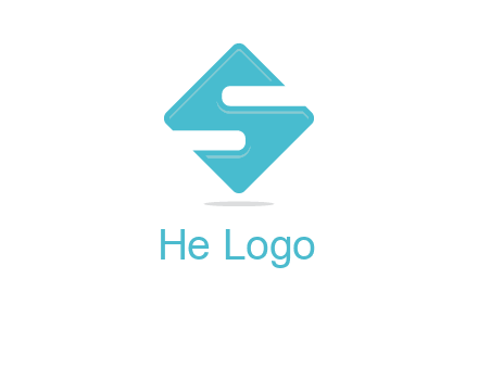 letter S in rhombus shape