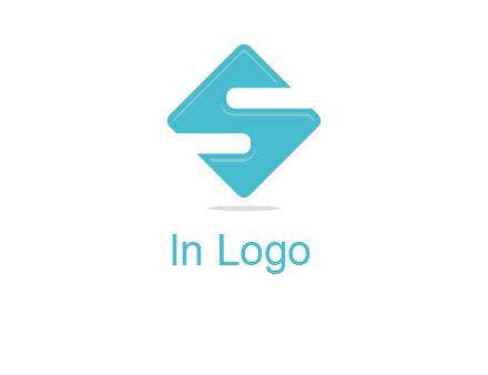 letter S in rhombus shape