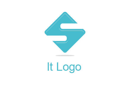 letter S in rhombus shape