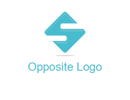 letter S in rhombus shape