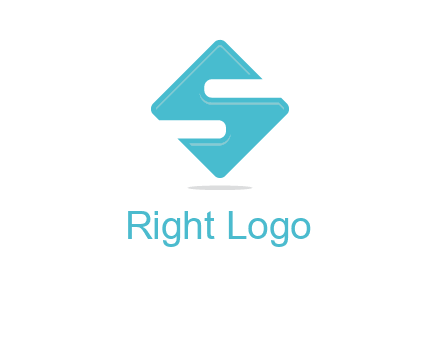 letter S in rhombus shape