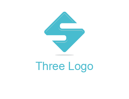 letter S in rhombus shape