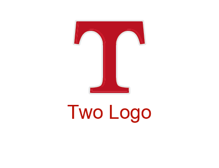 letter T in serif font