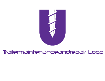 negative spacing screw in letter U