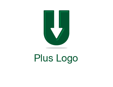 letter U with inverse arrow