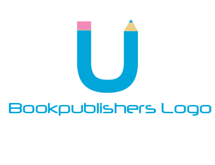 letter U with pencil