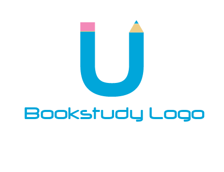 letter U with pencil
