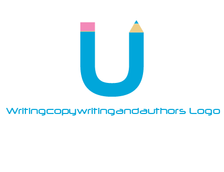 letter U with pencil