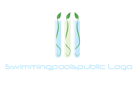 leaves in test tubes research logo