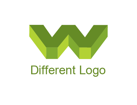 letter W in 3d