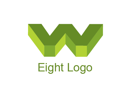 letter W in 3d