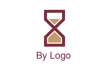 hourglass in Alphabet X