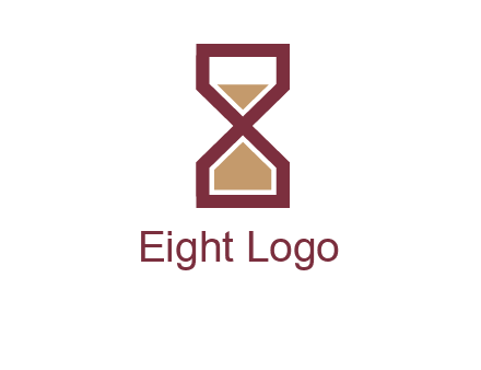 hourglass in Alphabet X