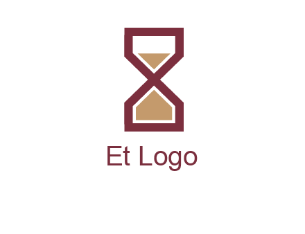 hourglass in Alphabet X