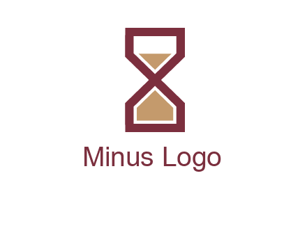 hourglass in Alphabet X