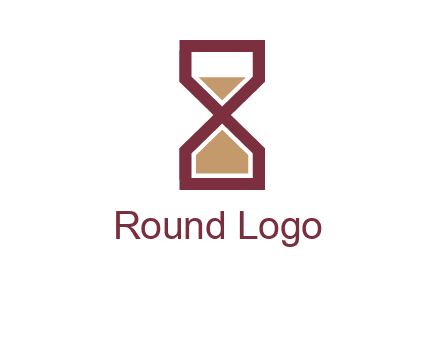hourglass in Alphabet X