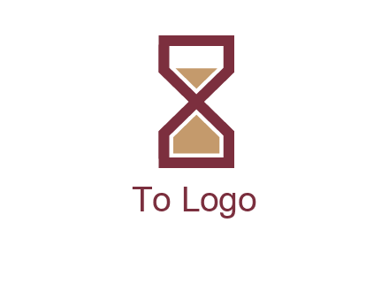 hourglass in Alphabet X