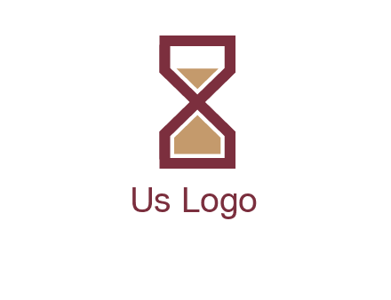 hourglass in Alphabet X
