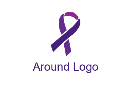 letter X in ribbon symbol