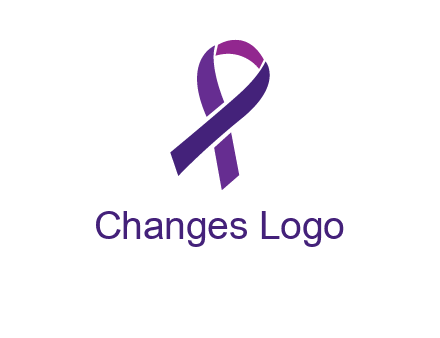 letter X in ribbon symbol