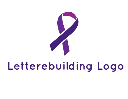 letter X in ribbon symbol