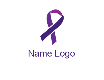letter X in ribbon symbol