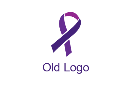 letter X in ribbon symbol