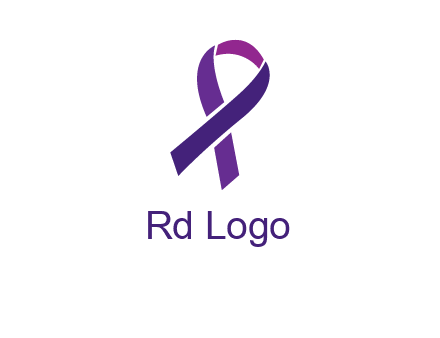 letter X in ribbon symbol