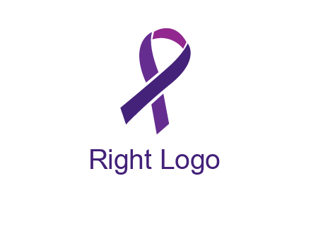 letter X in ribbon symbol