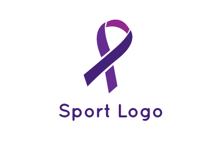 letter X in ribbon symbol