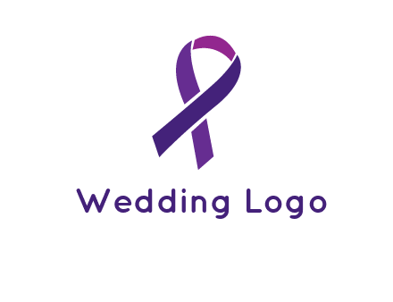 letter X in ribbon symbol