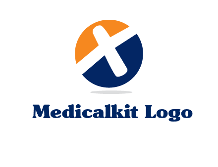 negative spacing letter X in circle