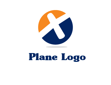 negative spacing letter X in circle