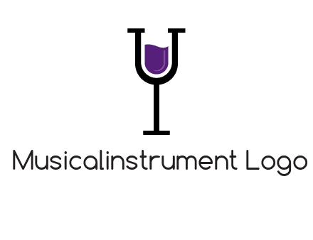 letter Y in wine glass
