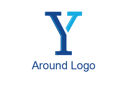 serif font letter Y