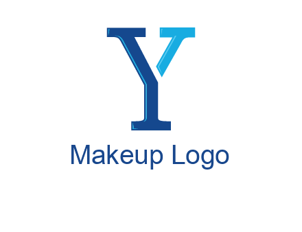 serif font letter Y