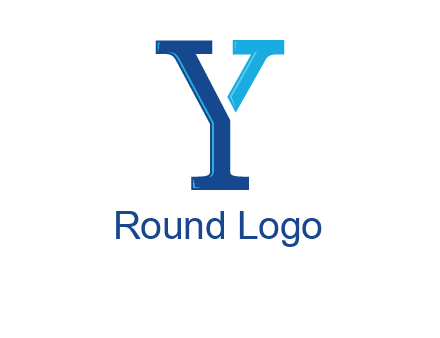 serif font letter Y