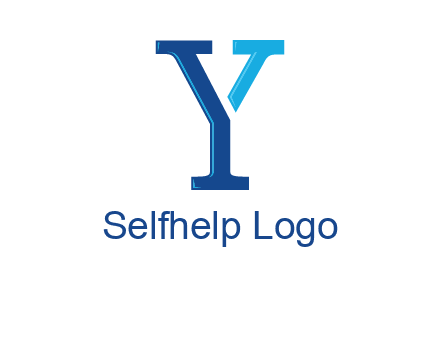 serif font letter Y
