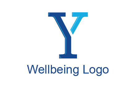 serif font letter Y