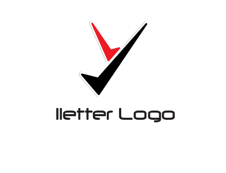 letter y in check mark