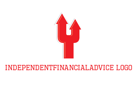letter Y with arrow