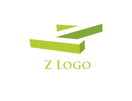 Letter Z in 3d