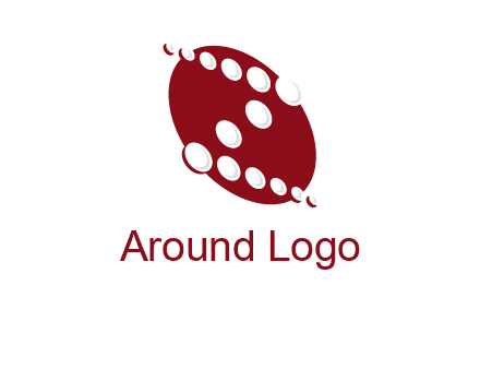 dotted letter Z in circle