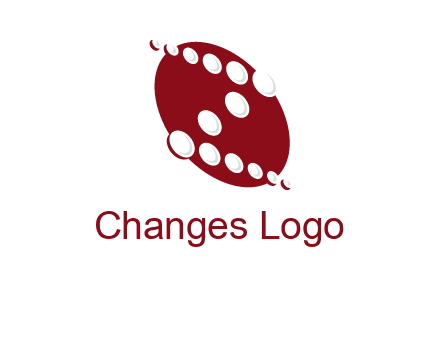 dotted letter Z in circle