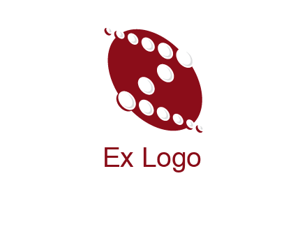 dotted letter Z in circle
