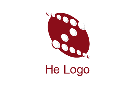 dotted letter Z in circle