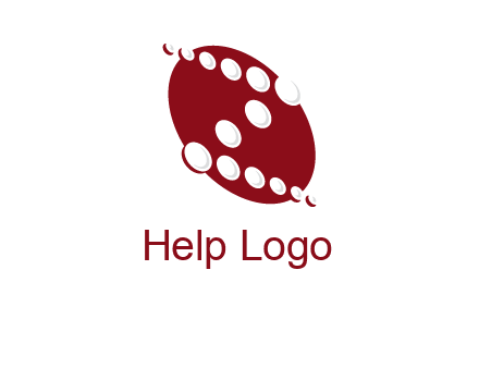 dotted letter Z in circle